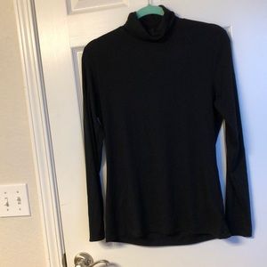 Time & Tru, Black Turtleneck, Size Medium
